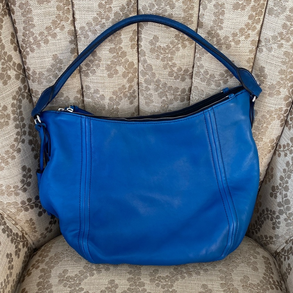 J. Crew Vibrant Blue Hobo Bag